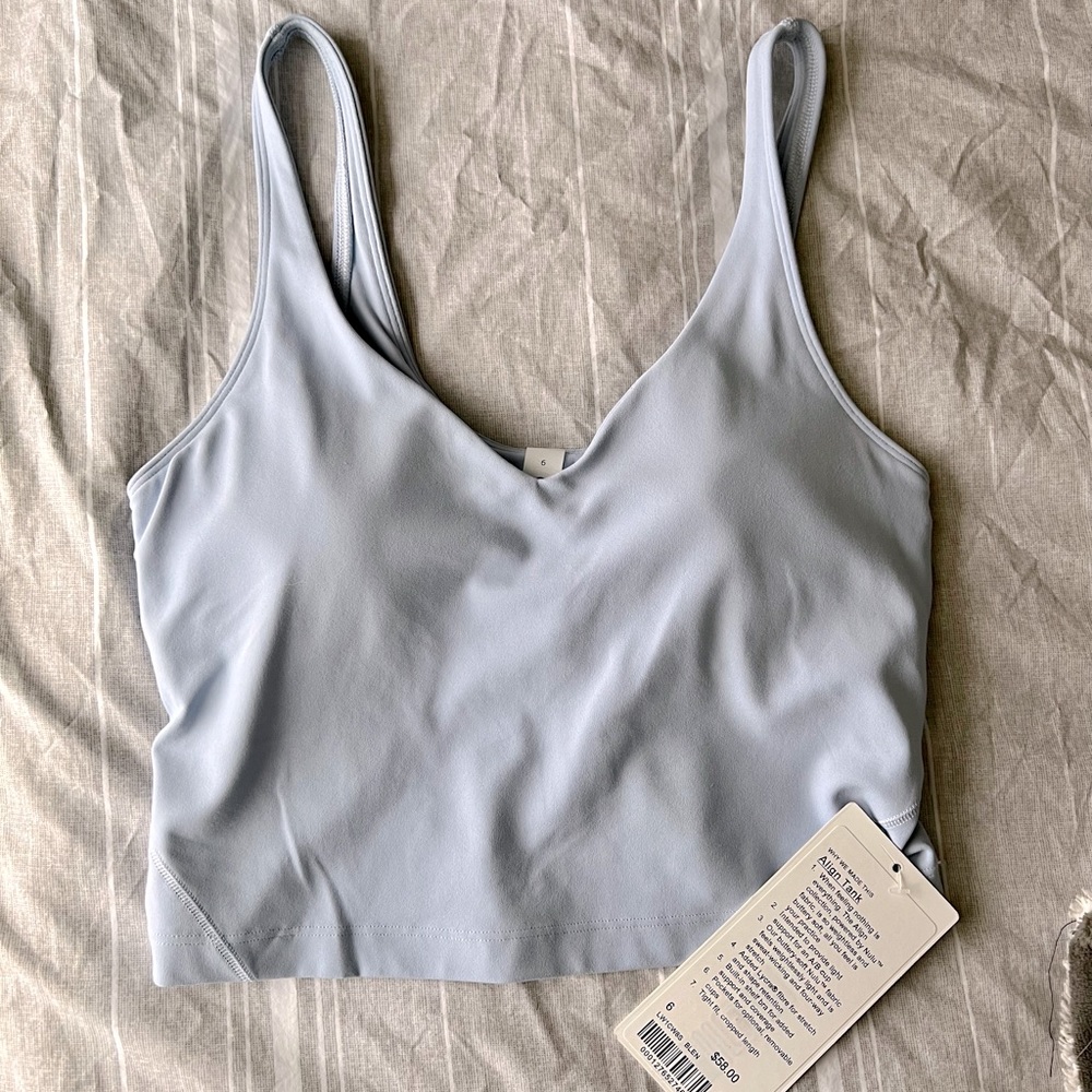 NWT Lululemon Align Tank Blue Linen